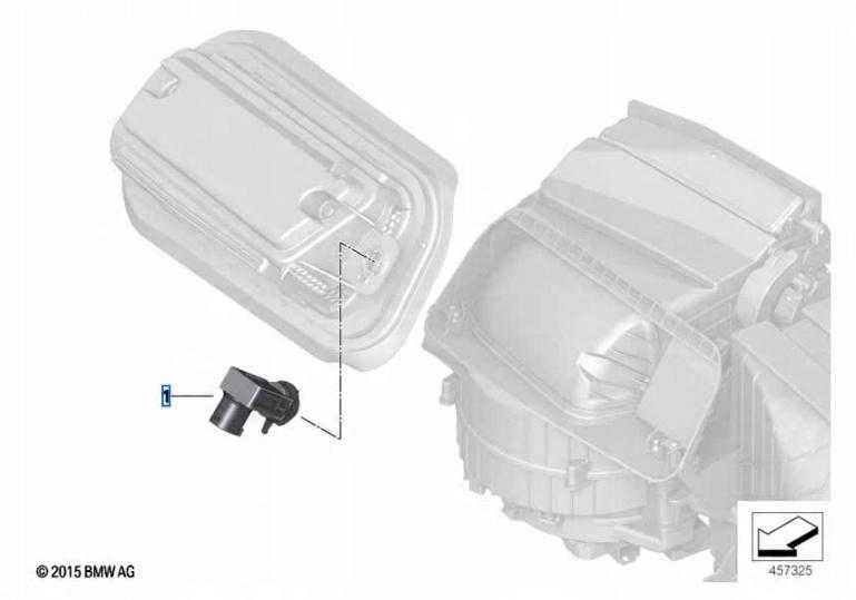 Bmw E30 E30 3 serijos jutiklis F Auc originalus 64115B3A890