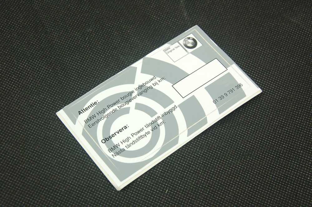 Bmw Lipni Etiketė 1 E87 3 E30 Originalus 01399791396