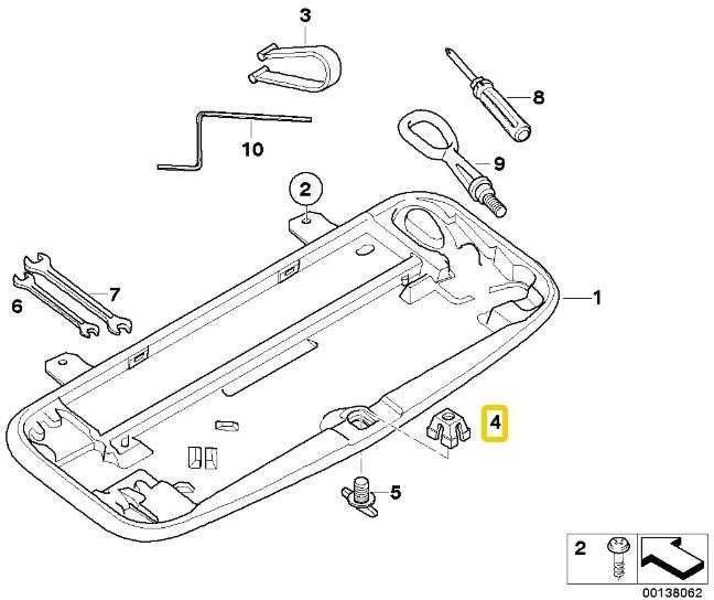 BMW E30 E36 E46 srieginis montavimo spaustukas originalus 71111179445