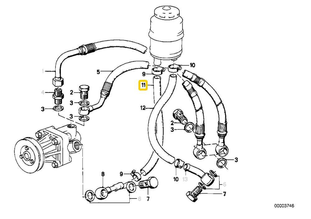 BMW E30 ĮSIURBIMO KOLEKTORIAUS ŽARNA ORIGINALI 32411133400