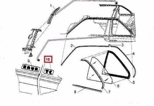 BMW E30 kupė durų apdaila TC emblema ženklelis dešinė originali 51140006330
