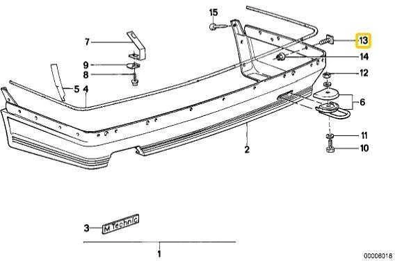 Bmw E30 Užpakalinio Priekinio Sparno Kvadratinis Tvirtinimo Elementas Originalus 51121932230