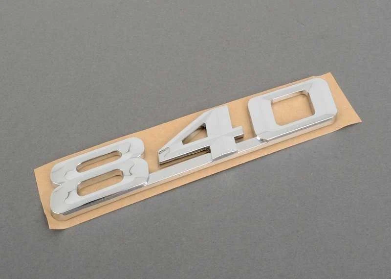 BMW E31 emblema, priklijuota gale Originali 51148152860