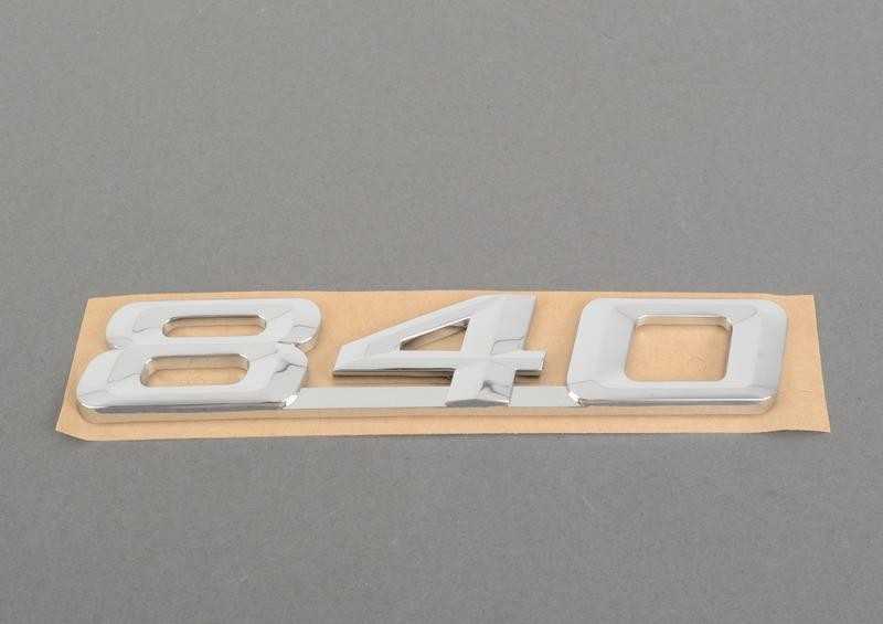 BMW E31 emblema, priklijuota gale Originali 51148152860