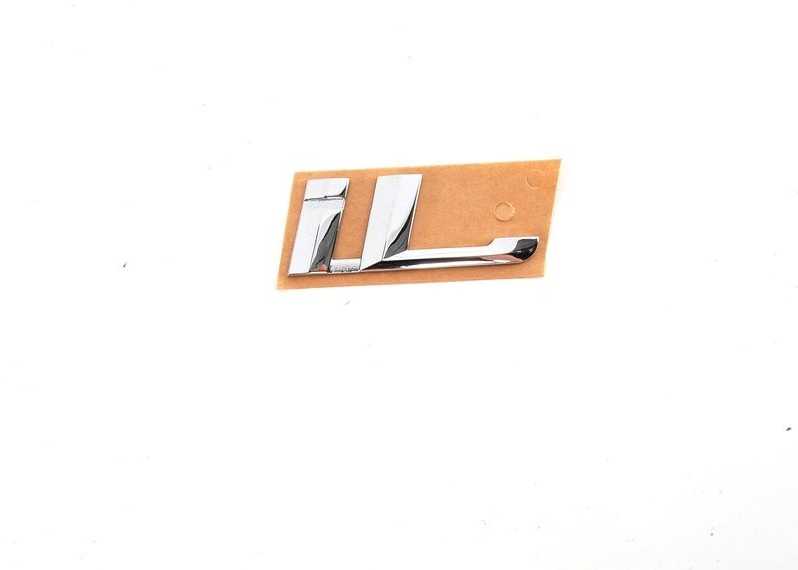 BMW E32 E38 emblema, priklijuota prie galinės dalies, originali 51148136273