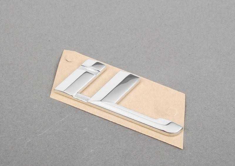 BMW E32 E38 emblema, priklijuota prie galinės dalies, originali 51148136273