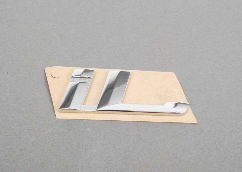 BMW E32 E38 emblema, priklijuota prie galinės dalies, originali 51148136273