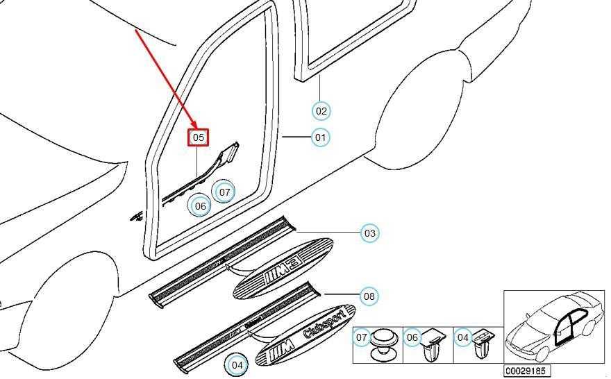 BMW E36 3 Dešinė Einstiegsleistenblende Originalus 51478187170
