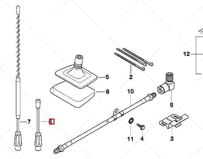BMW E36 antena 80MM originali 84508369459