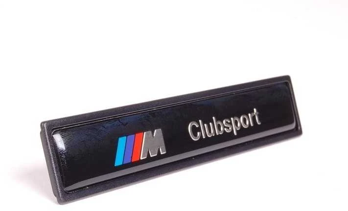 BMW E36 "Clubsport Trim" ženkliukas originalus 51132495560