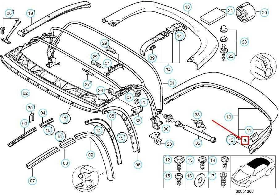 BMW E36 dangtelis Originalus 51718401844