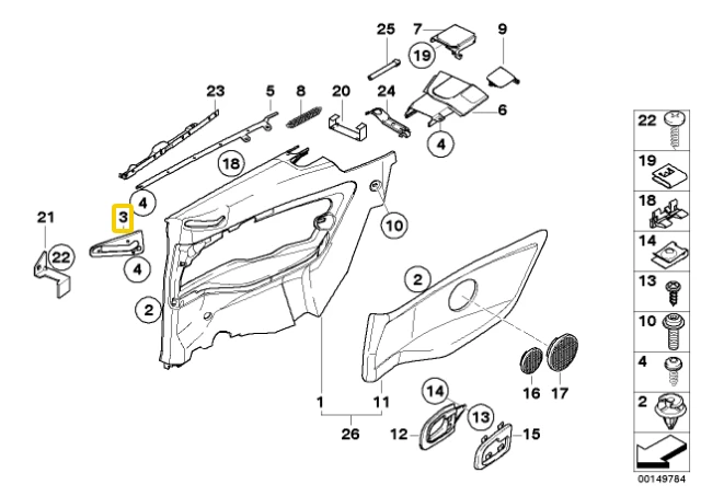 BMW E36 dešinės pusės saugos diržų lizdo dangtelis originalus 51438176284
