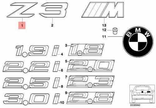BMW E36 emblema su ženkliuku Originalus 51148401822