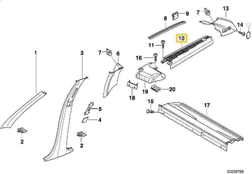 BMW E36 furgonas Bagažinės šoninės grotelės Juodos grotelės Kairė originali 51478191773