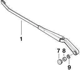 Bmw E36 Kairysis Valytuvo Svirtis Originalus 61618360413