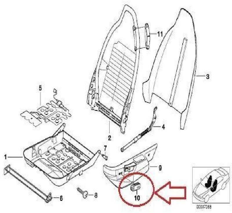BMW E36 sėdynių reguliavimo mygtukas originalus 61318410677