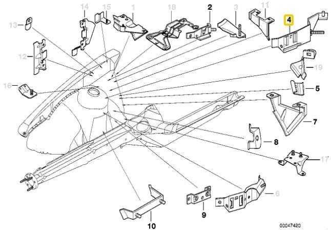 BMW E36 Z3 aušinimo skysčio išsiplėtimo bakelio laikiklis Originalus 41112491298