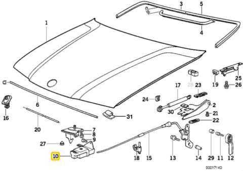 BMW E36 Z3 Priekinis Klampas Originalus 51231977636