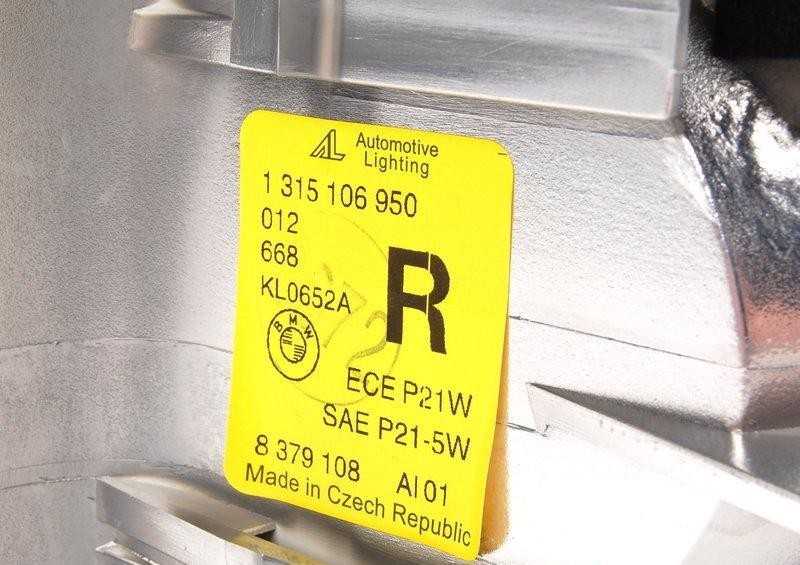 BMW E38 7 serijos originalus priekinis dešinysis posūkio signalas su geltonu objektyvu NAUJAS