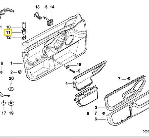 BMW E38 725tds 728i 728iL 730d Dešinysis užrakto tvirtinimo įvorė 51218216714 Originali
