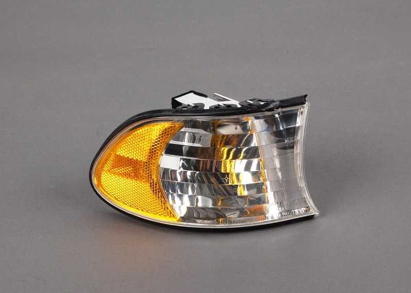 BMW E38 priekinis dešinės pusės baltas posūkio indikatorius originalus 63136905322
