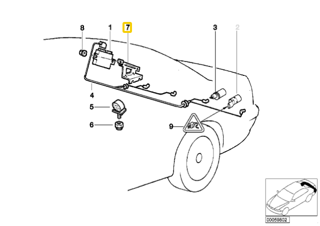 Bmw E39 5' 1995-2003 Valdymo Blokas Pdc Originalus 66218371300