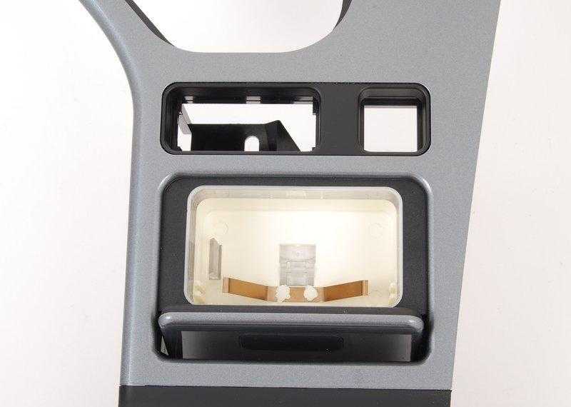 BMW E39 5 Center Console Insert Center Originalus 51168256299