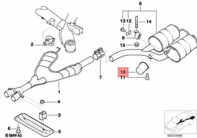 Bmw E39 5 Vibration Absorber Originalus 18301433181
