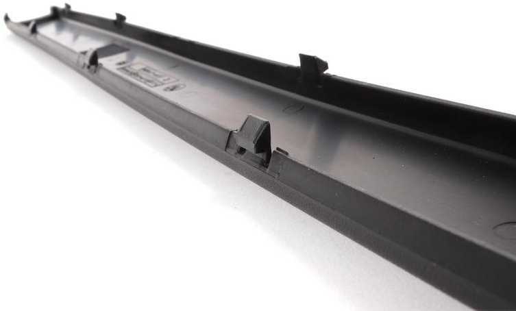 BMW E39 valstybinio numerio ženklo ištrynimas, užpildymo apdaila, originali 51118174850