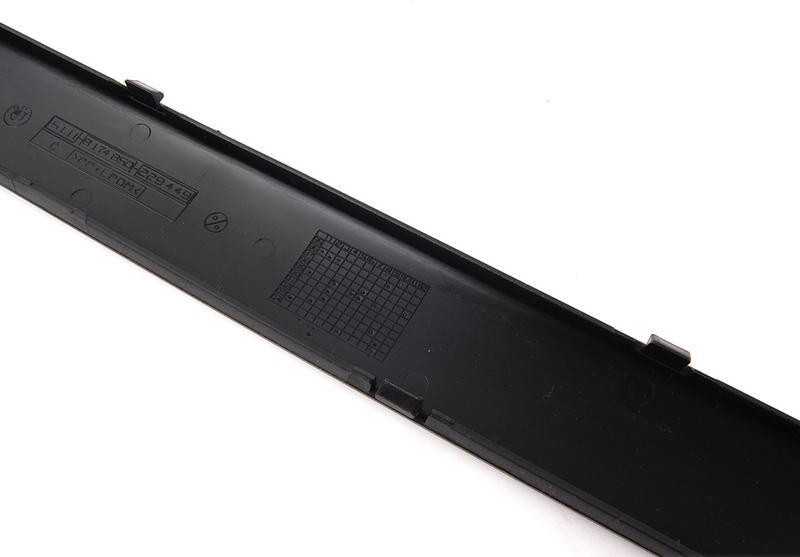 BMW E39 valstybinio numerio ženklo ištrynimas, užpildymo apdaila, originali 51118174850