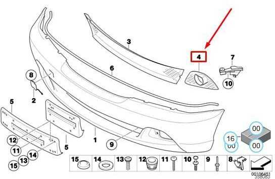 Bmw E46 3' 1999 2006 Gitter Seitel Links Originalus 51117147527