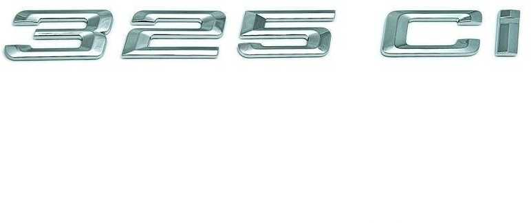 BMW E46 325ci kabrioletas "325ci" galinė bagažinės emblema, emblema su logotipu 01-06 5114702525254 Originali