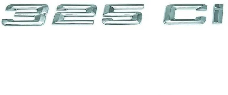 BMW E46 325ci kabrioletas "325ci" galinė bagažinės emblema, emblema su logotipu 01-06 5114702525254 Originali
