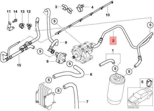 Bmw E46 Benzino Tiekimo Linija Originalus 13537787543