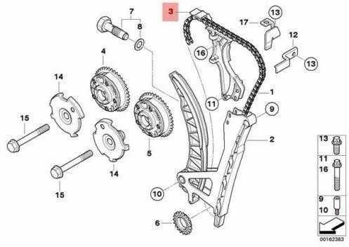 BMW E46 E81 E87 E87N E90 E90N Laiko grandinės vadovas Originalus 11317505616