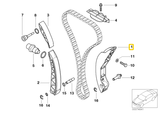 Bmw E46 E85 E86 Originalus 11317830569