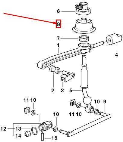 BMW E46 E85 perjungiklio guminis batas originalus 25117522149