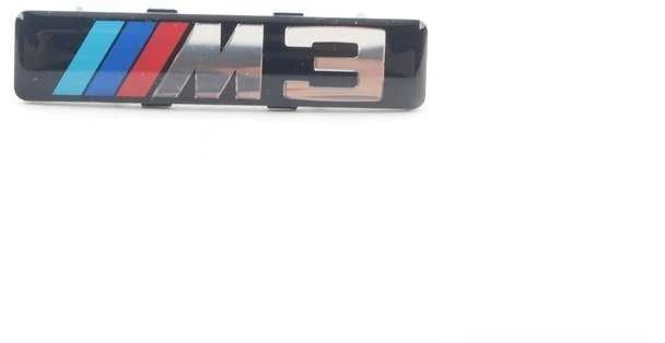 BMW E46 priekinio sparno apdailos grotelių emblema Originali 72127900605