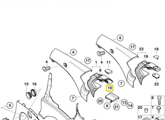 BMW E46 kabrioleto viršaus dangčio apdaila smėlio spalvos originali 51437022398