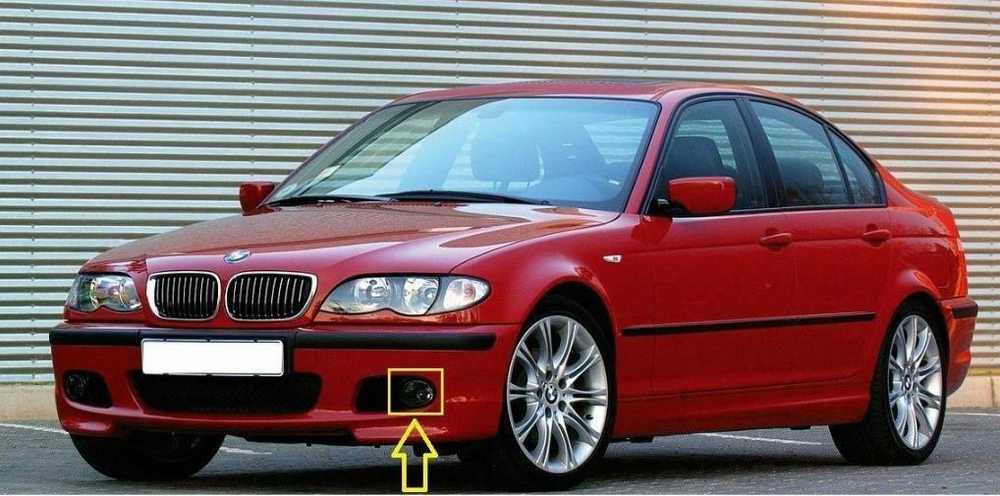 BMW E46 kairės pusės rūko žibintų apdailos žiedas originalus 51117893067