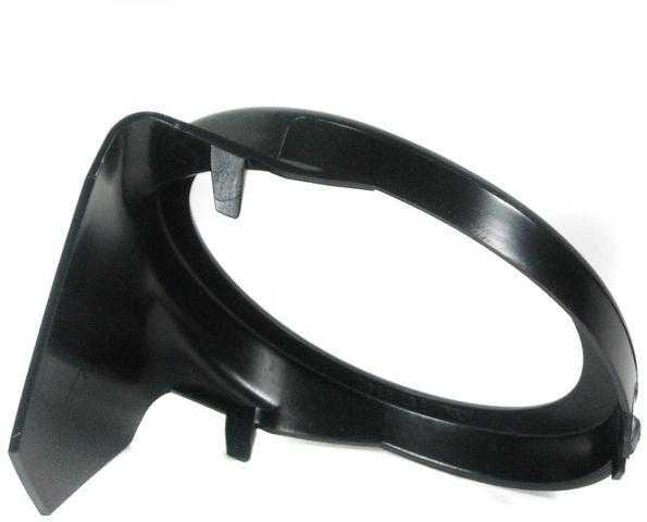 BMW E46 M3 2001-2006 priekinio bamperio rūko žibinto žiedo dangtelis dešinėje pusėje originalus 51112695256