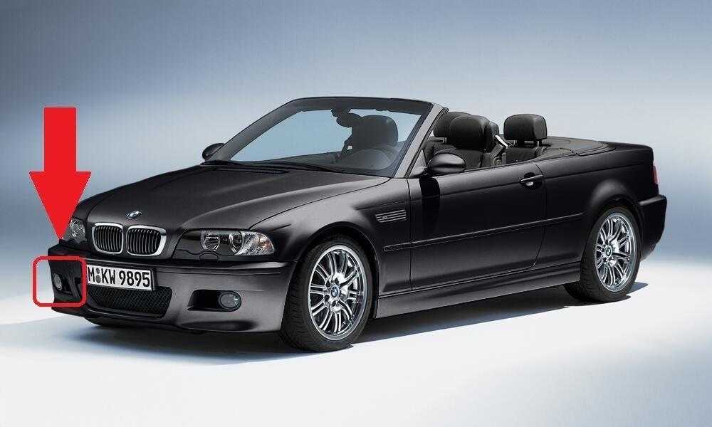 BMW E46 M3 2001-2006 priekinio bamperio rūko žibinto žiedo dangtelis dešinėje pusėje originalus 51112695256