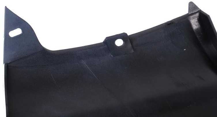 BMW E46 M3 M3 GALINIS DIFUZORIUS DVIGUBAS IŠMETIMAS ORIGINALUS 51122694730