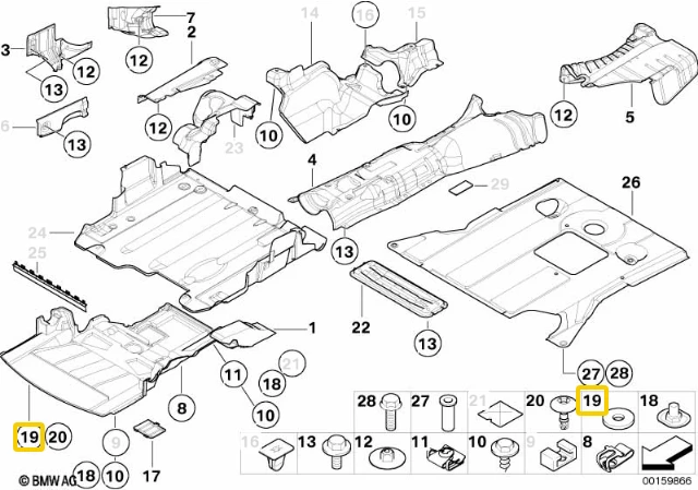 BMW E46 plastikinė plovimo priemonė Originali 51718212163