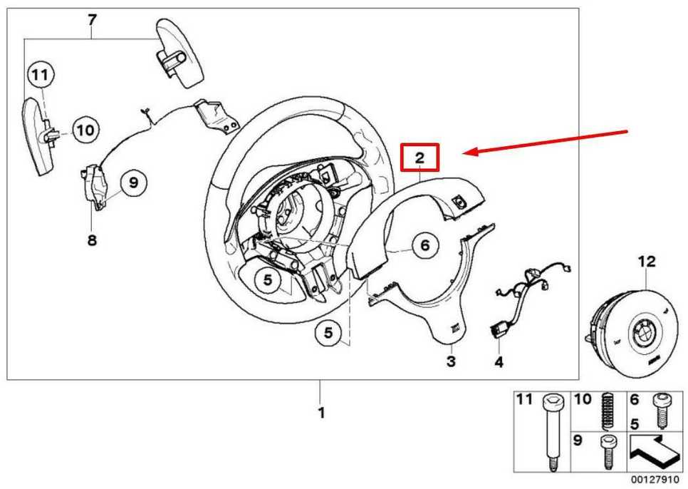 BMW E46 sportinio vairo dangtelio dangtelis Originalus 32347833936