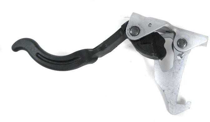 BMW E46 Vairuotojo kairės pusės variklio dangčio apsauginis fiksatorius originalus 51238238459