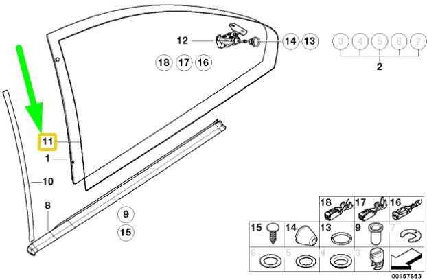 BMW E46 ventiliacijos lango vidinė tarpinė originali 51368252621