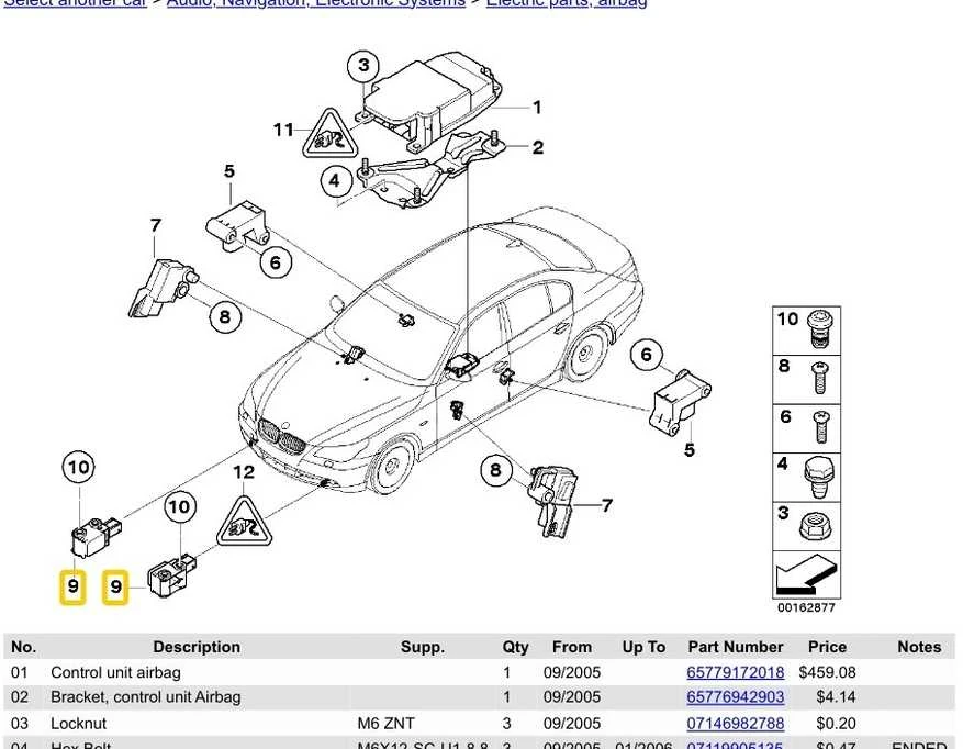 BMW E60 525i Mini R56 Cooper priekinis kairysis arba dešinysis pagreičio jutiklis 65776964608 originalus