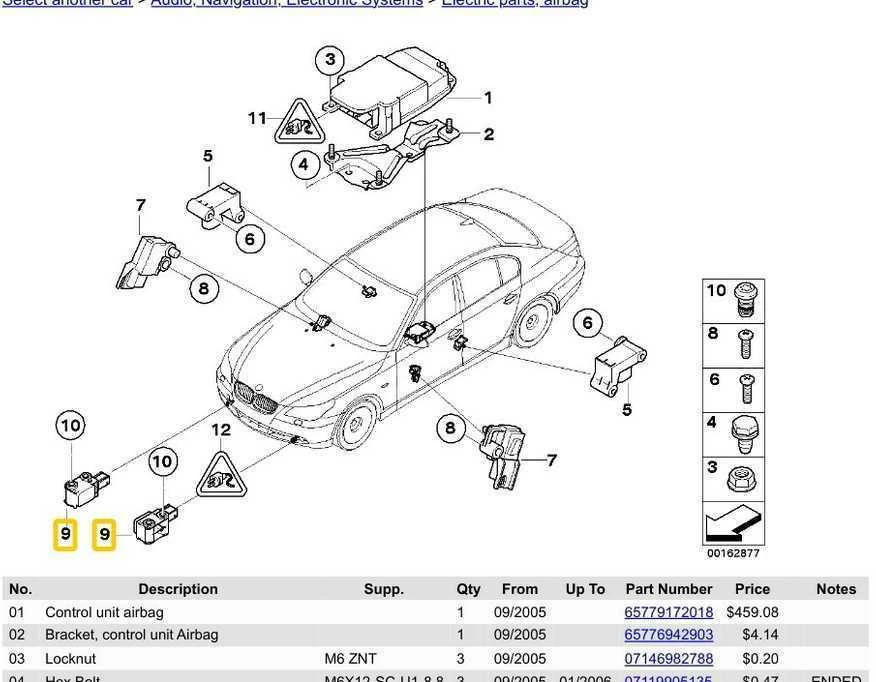 BMW E60 525i Mini R56 Cooper priekinis kairysis arba dešinysis pagreičio jutiklis 65776964608 originalus