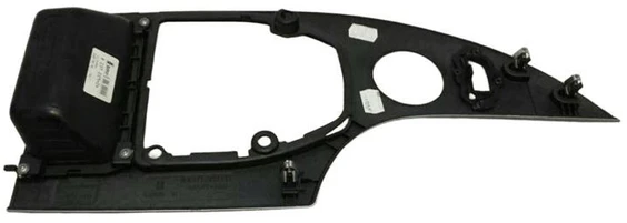 BMW E60 E61 Alu Shadow dekoratyvinė plokštė su daiktų dėklu originali 51168037228